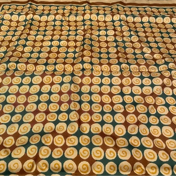 Yves Saint Laurent Vintage Patterned Scarf - Picture 2 of 5